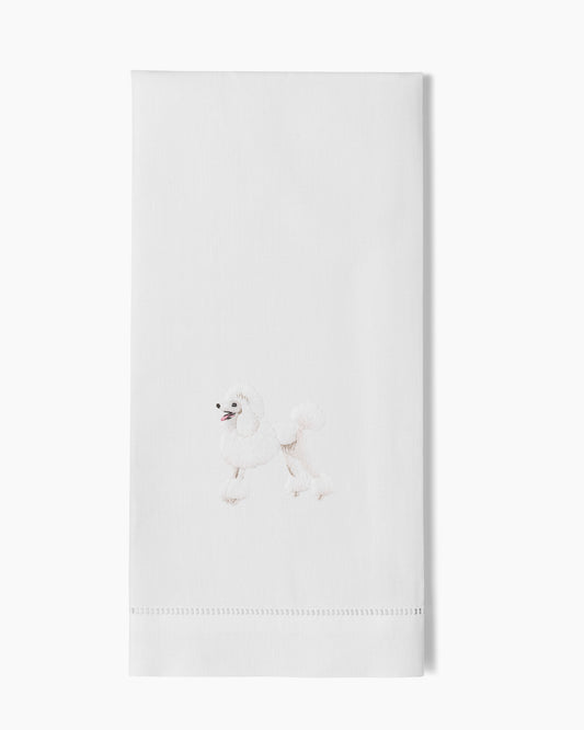 Dog Poodle Hand Towel