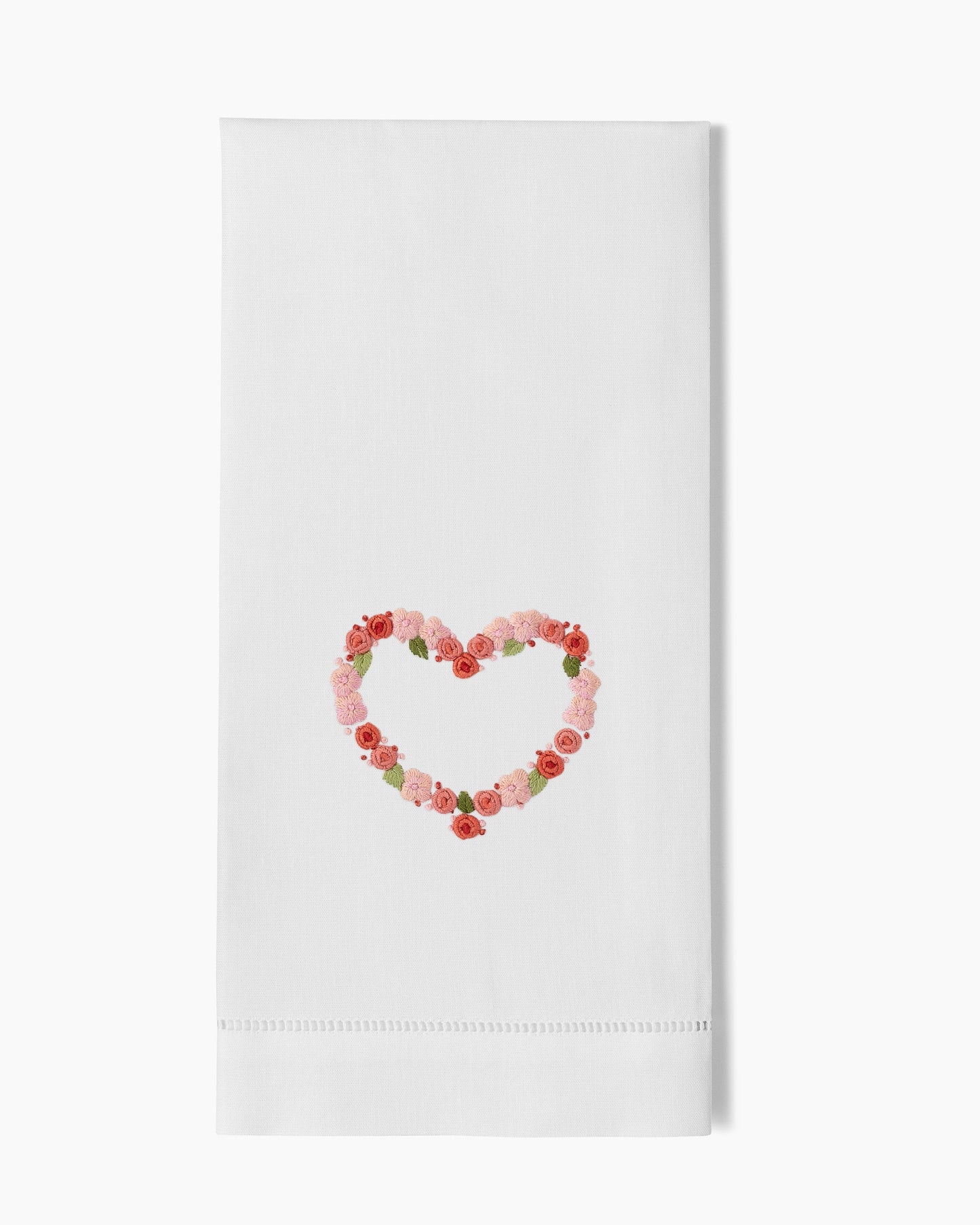 Flower Heart Hand Towel