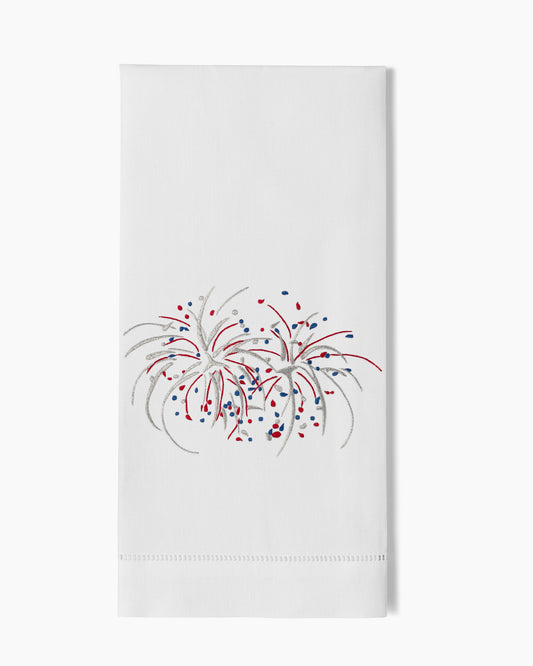 Happy 4th Fireworks Hand Towel