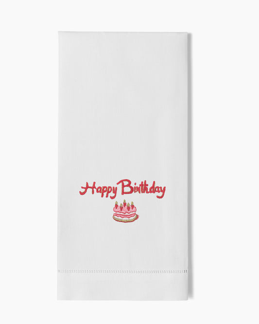 Happy Birthday Hand Towel