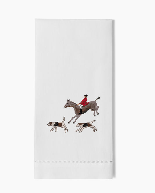 Hunt Scene Hand Towel