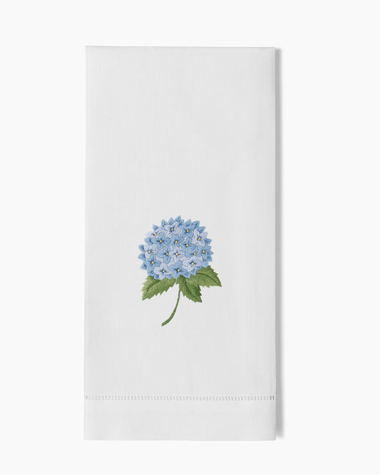 Hydrangea Blue Hand Towel
