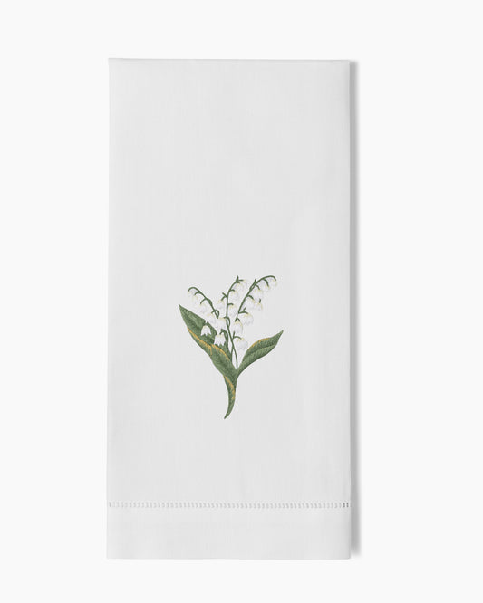 Lily of the Valley Botanical Hand Towel