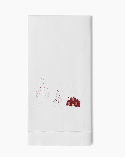 Little Red House Hand Towel