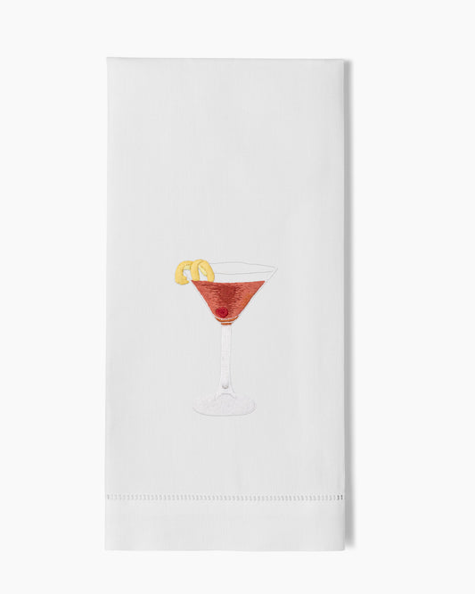 Manhattan Cocktail Hand Towel