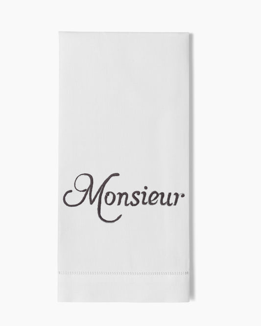 Monsieur Silver Hand Towel