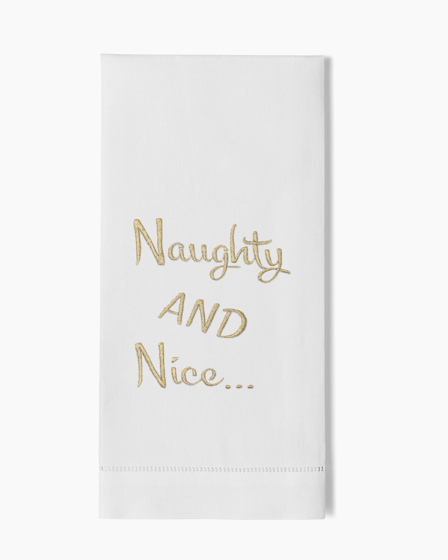 Naughty & Nice Hand Towel