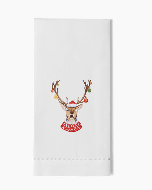 Ornament Antlers Hand Towel