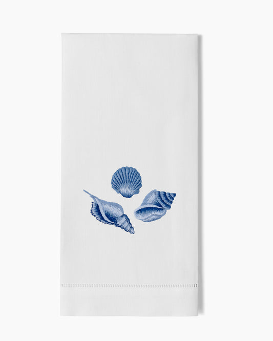Shell Set Indigo Hand Towel
