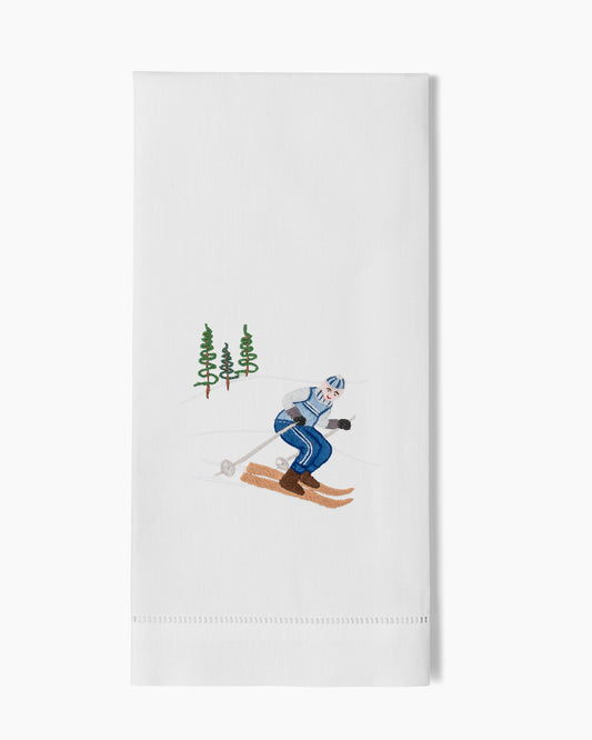 Skier Jack Hand Towel