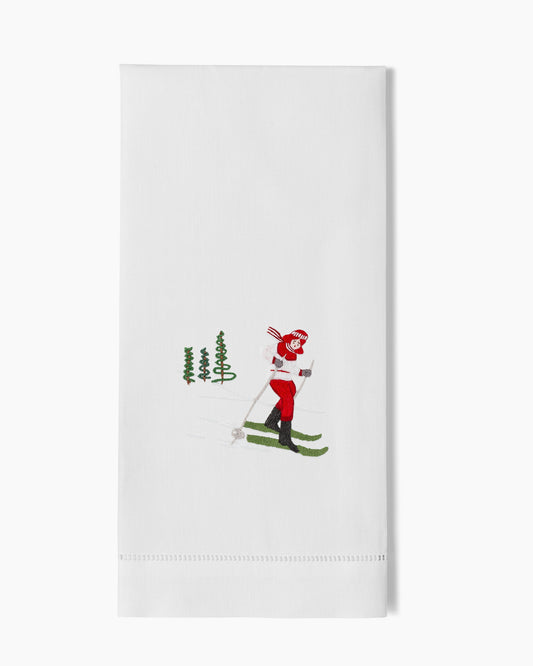 Skier Jill Hand Towel