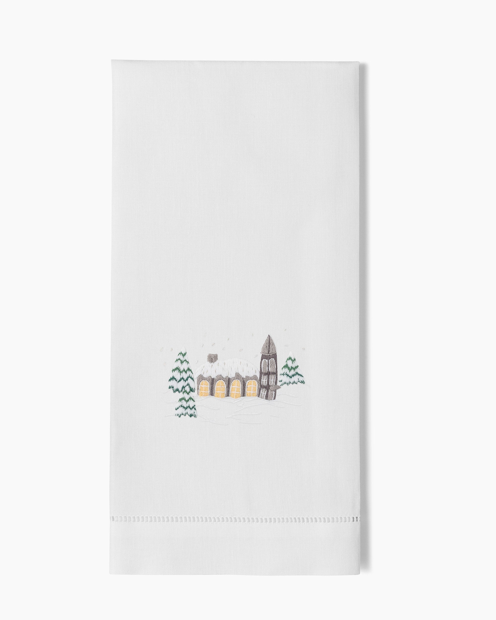 Snowy Chapel Towel