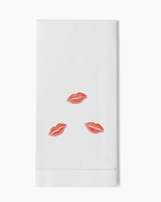 Triple Kiss Hand Towel