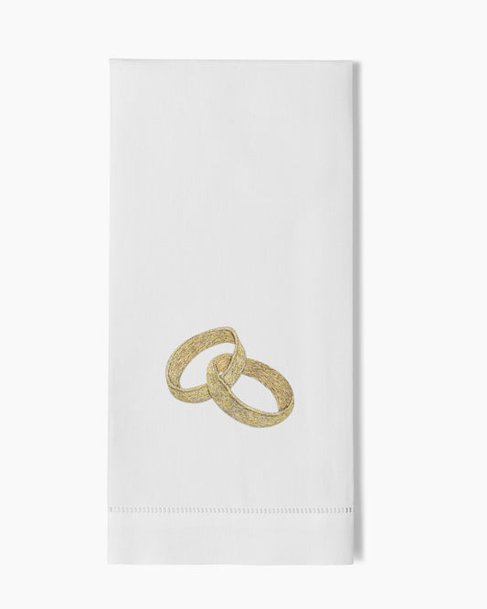 Wedding Bands Hand Towel