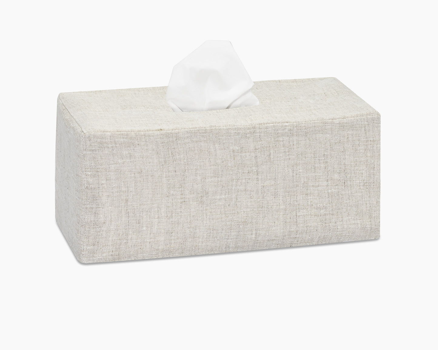 Heirloom Linen Oblong Tissue Box Cover