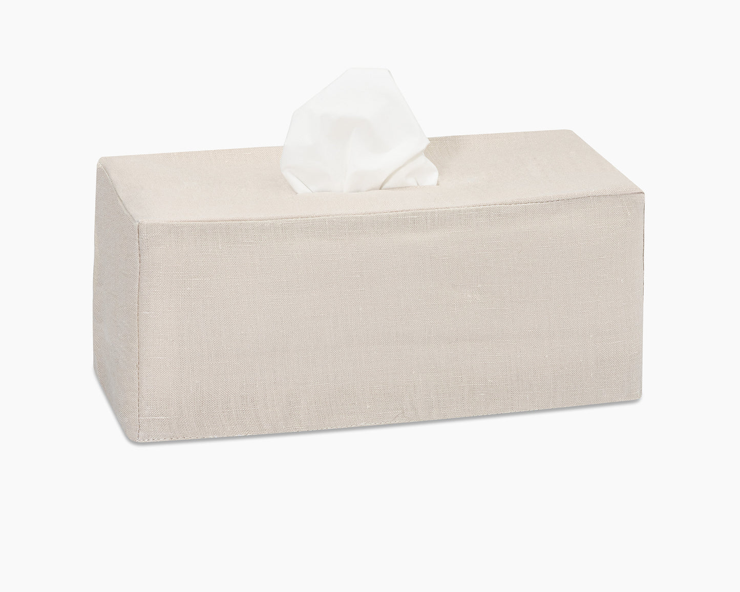 Heirloom Linen Oblong Tissue Box Cover