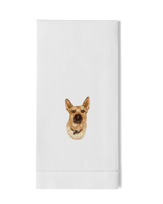German Shepard Hand Towel