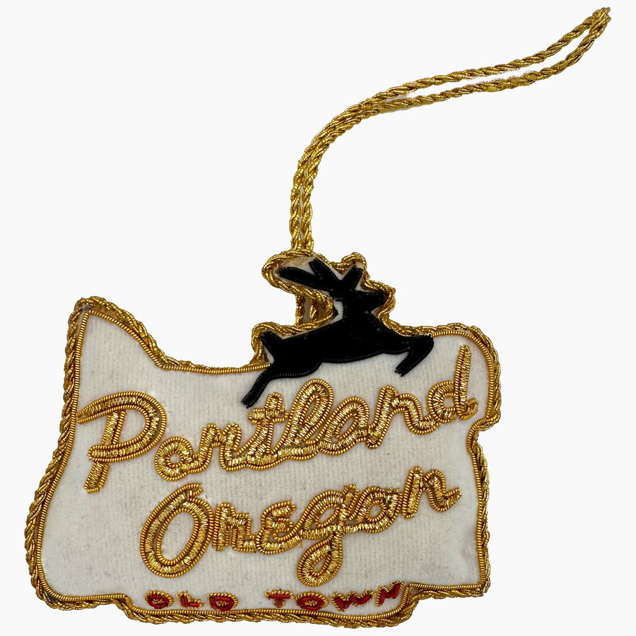 Portland OR - Cedar Ornament