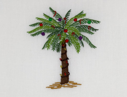 Image of a Henry Handwork Holiday Palm motif.