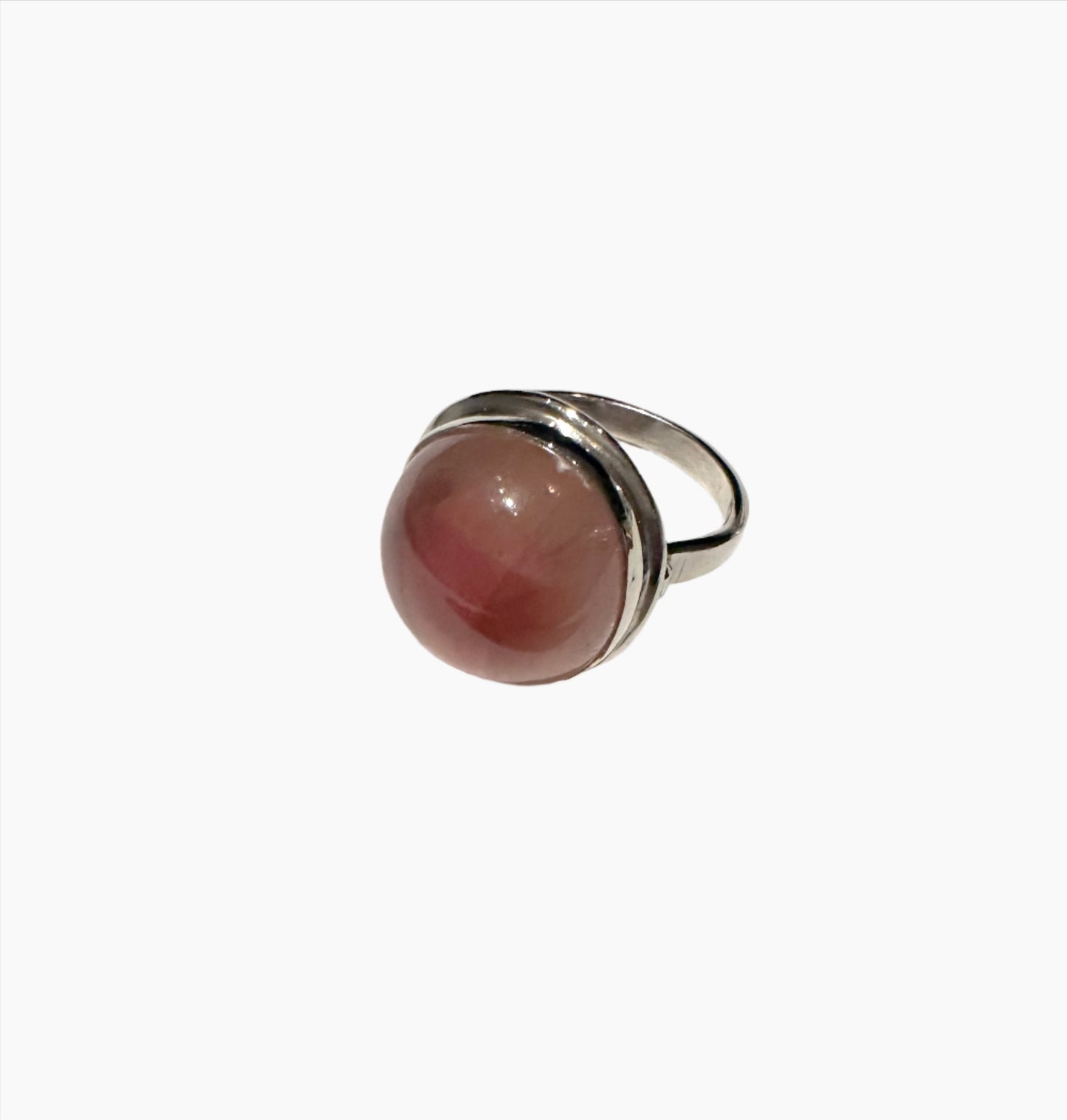 Image of Gemstone Ring: #06 Tourmaline Pink, Size 6.5