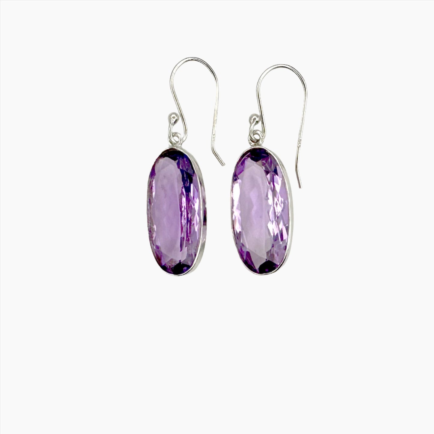 Image of Gemstone Earrings: #182 Amethyst