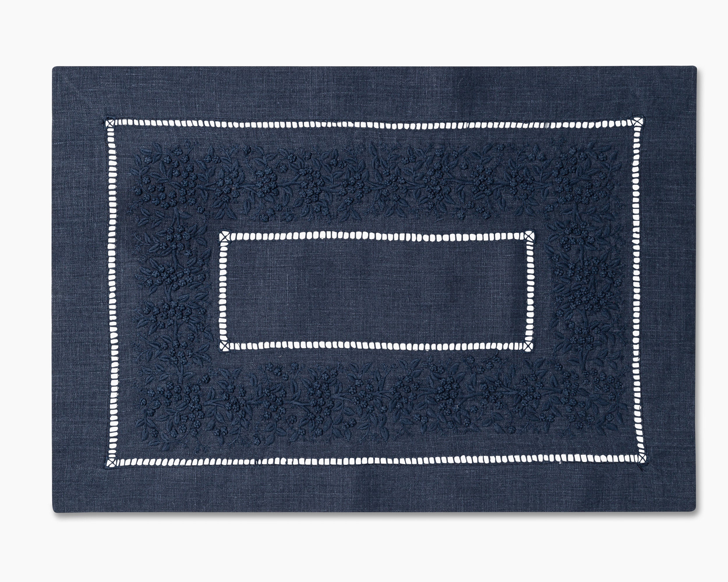 Jardin Monochrome Linen Placemat - Thumbnail 5