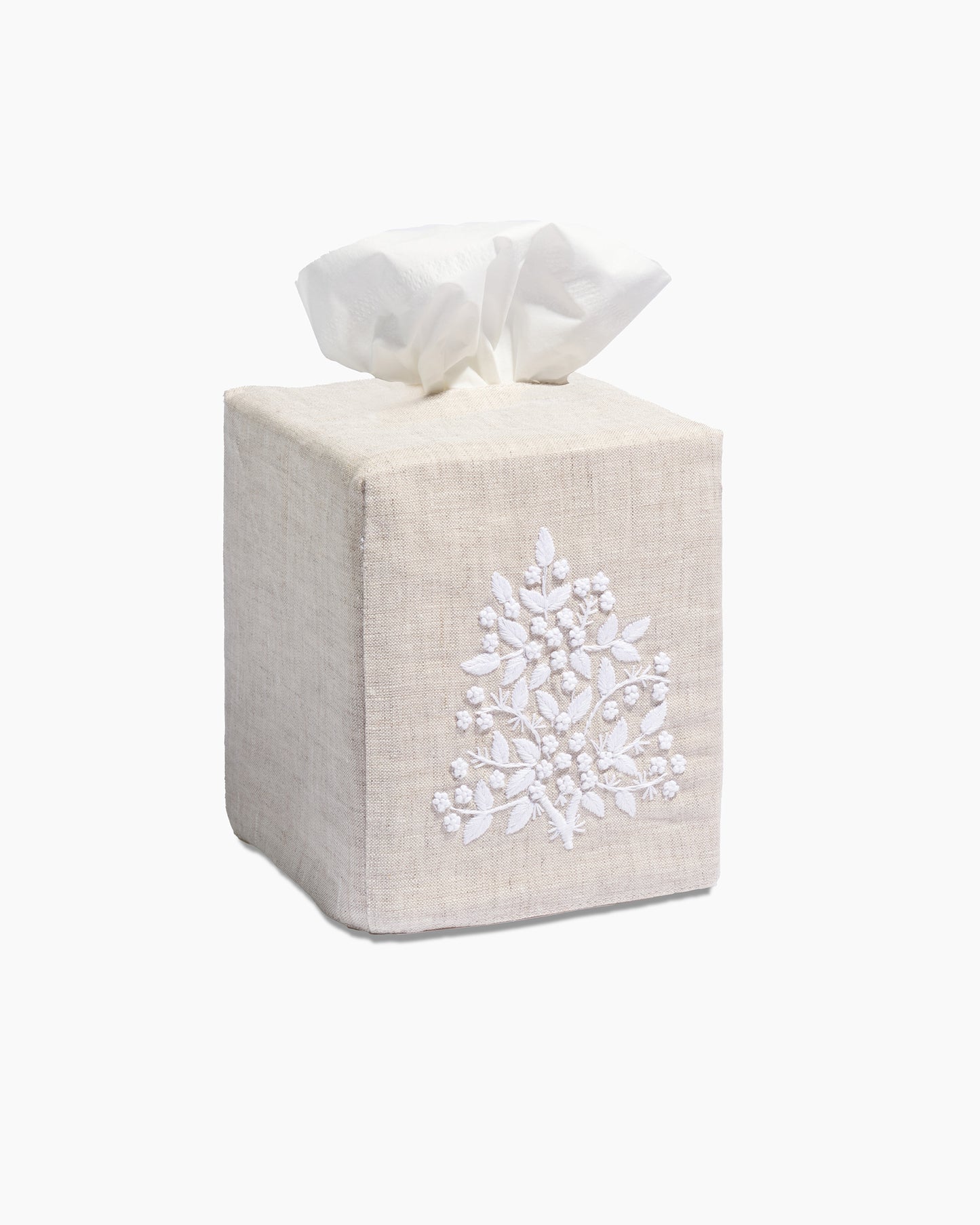 Jardin Classic Linen Boutique Tissue Box Cover