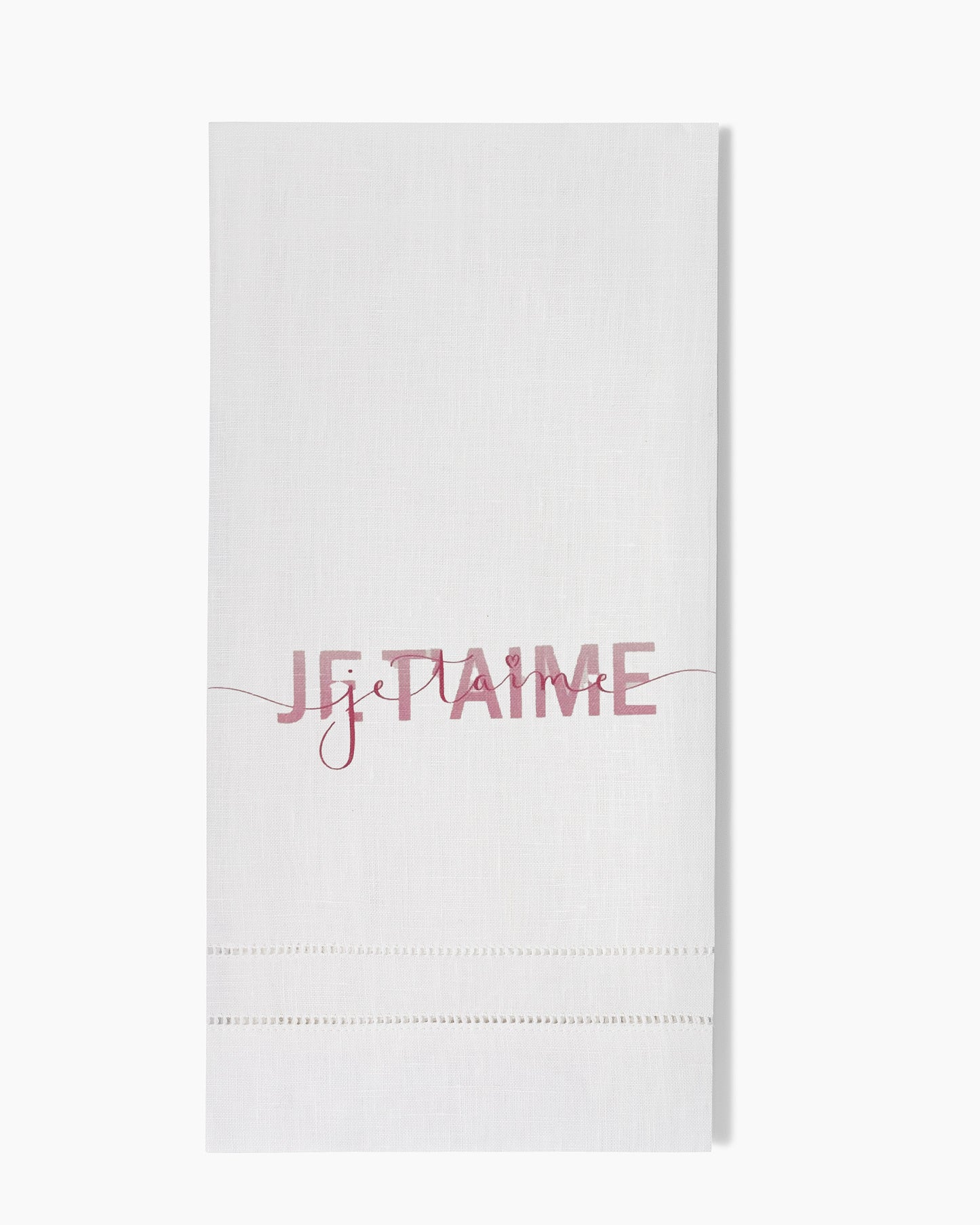 Je T'Aime Linen Hand Towel