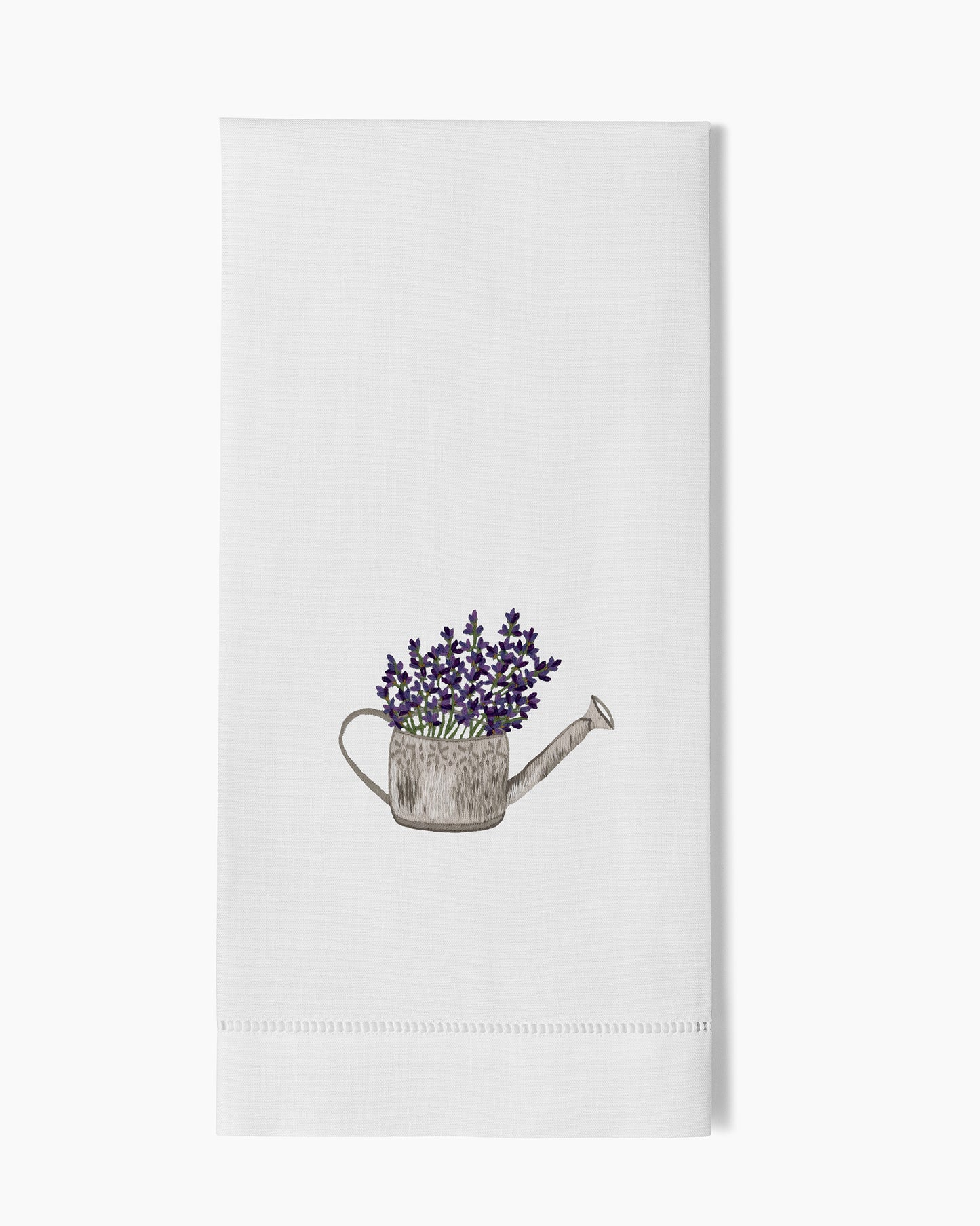 Lavender Watering Can Hand Towel