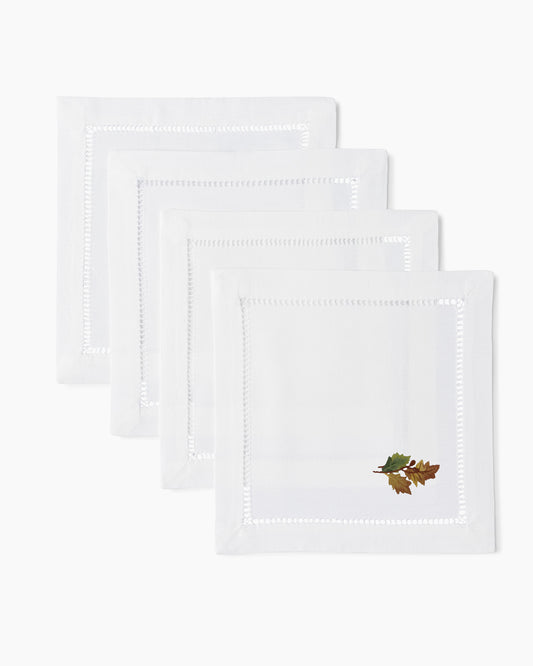 Leaves & Acorns Cocktail Napkins
