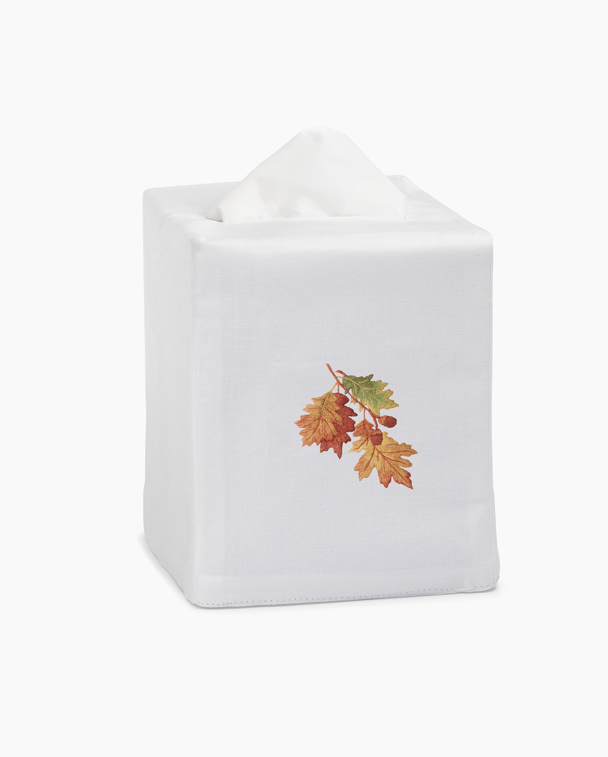 Leaves & Acorns Tissue Box Cover