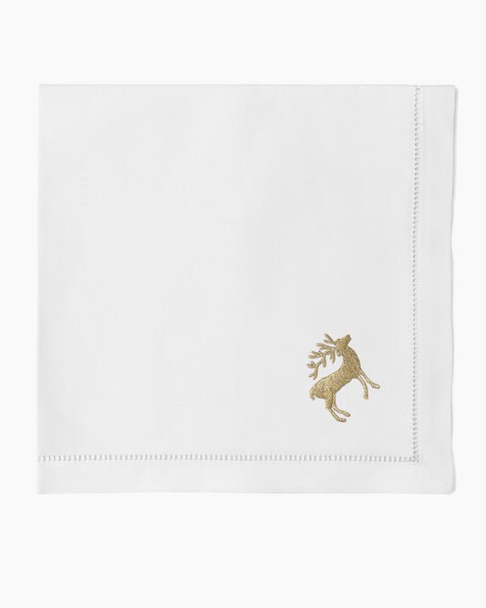 Reindeer Gold Napkin