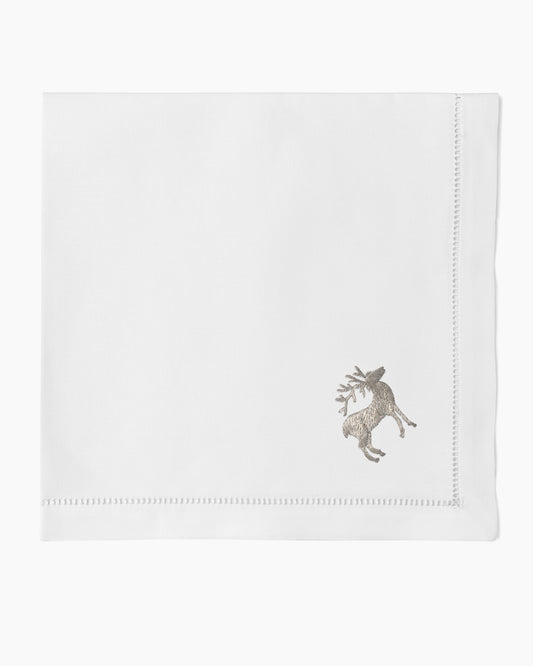 Reindeer Silver Napkin