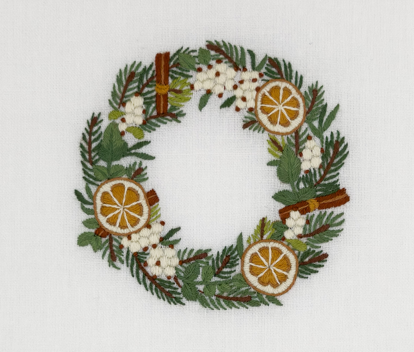 Image of a Henry Handwork Orange Slice motif.