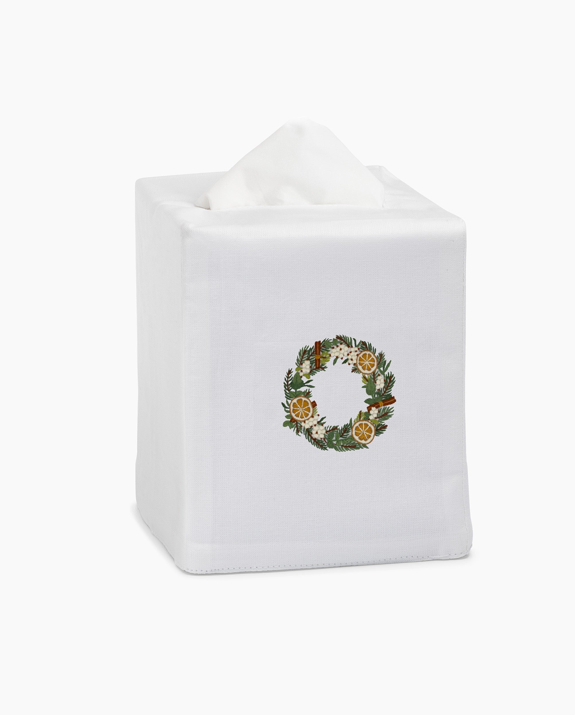 Orange Slice Wreath Tissue Box Cover - Thumbnail 2