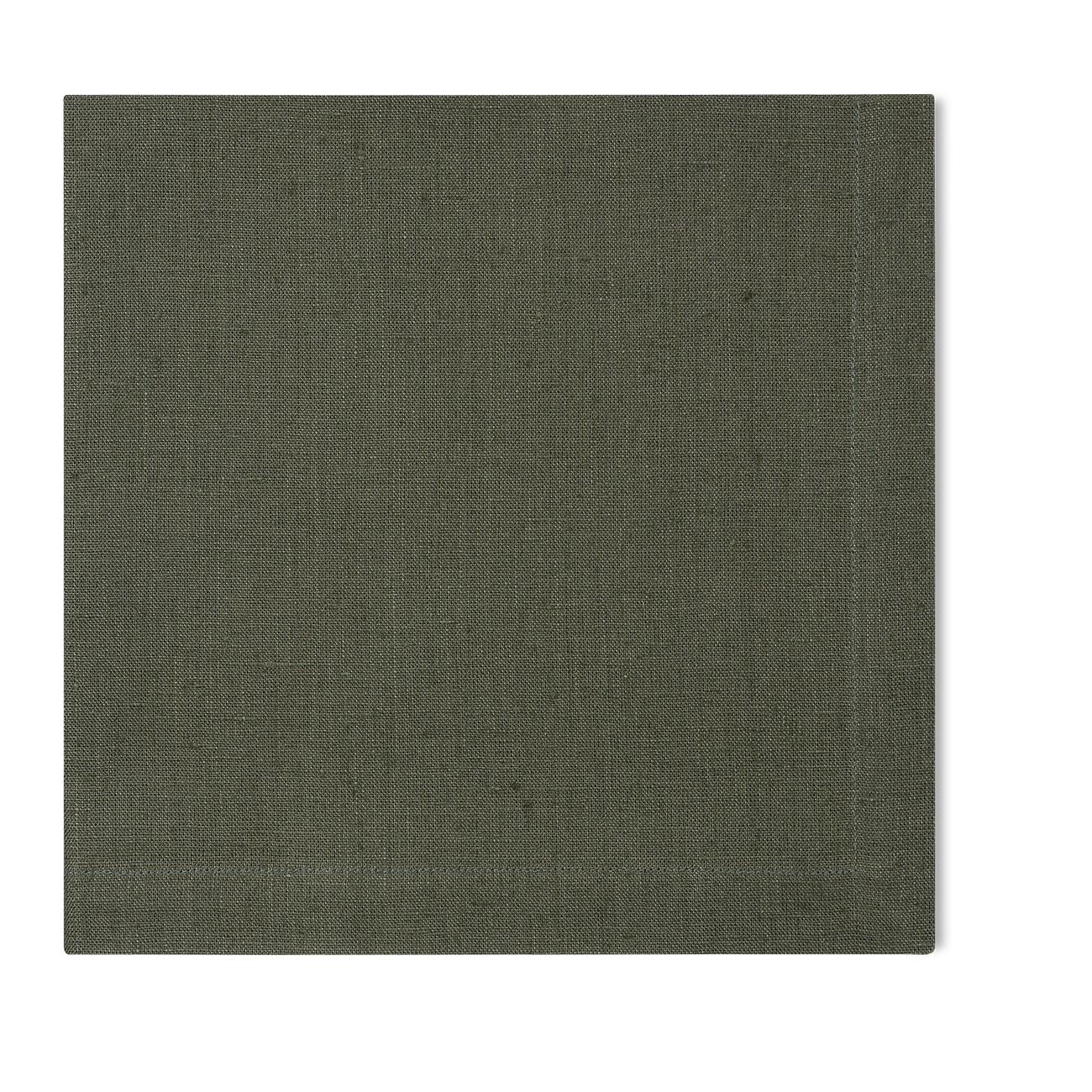 A linen napkin in the pewter color