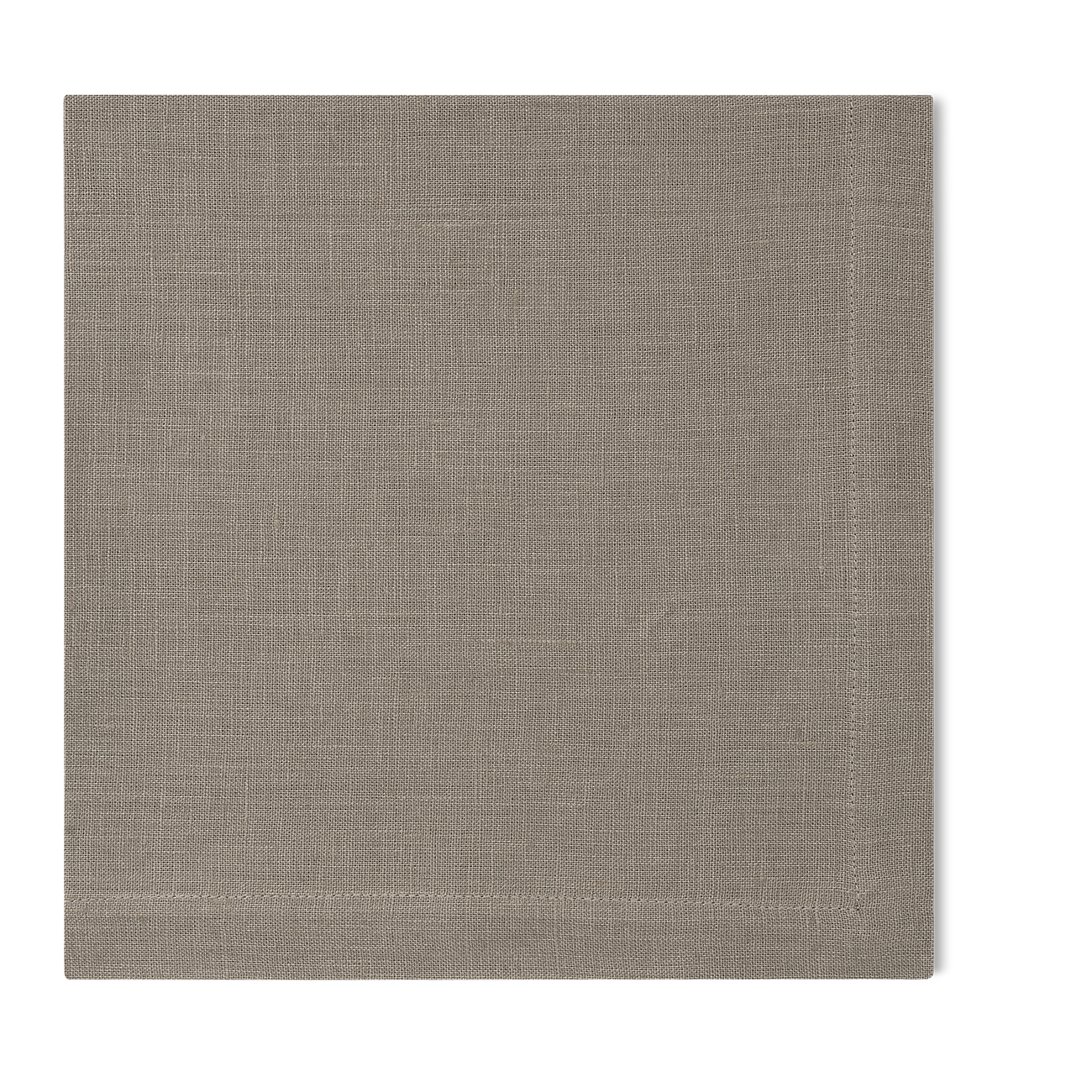 A linen napkin in the sand color