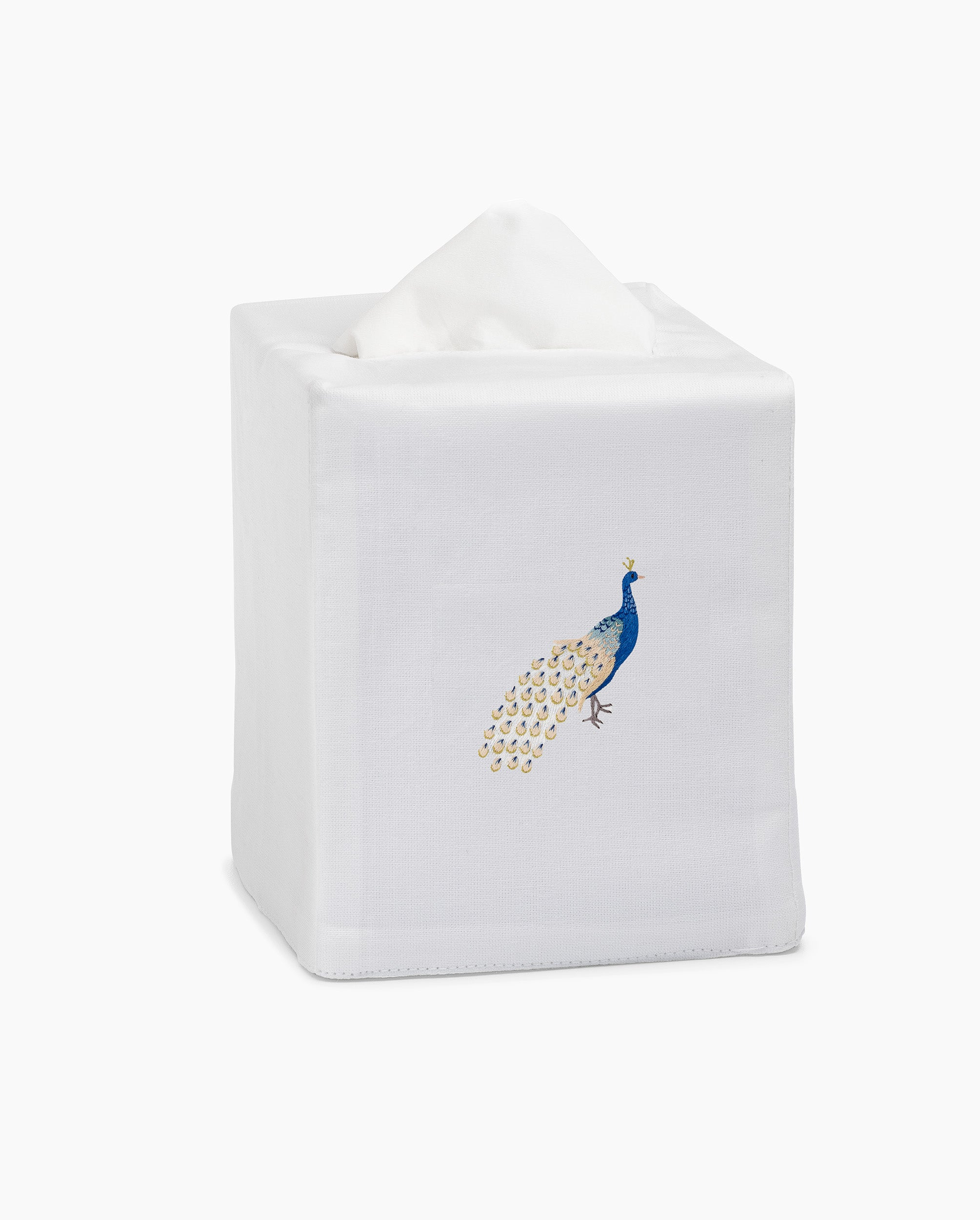 Peacock Blue Tissue Box Cover - Thumbnail 2