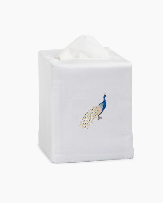 Peacock Blue Tissue Box Cover