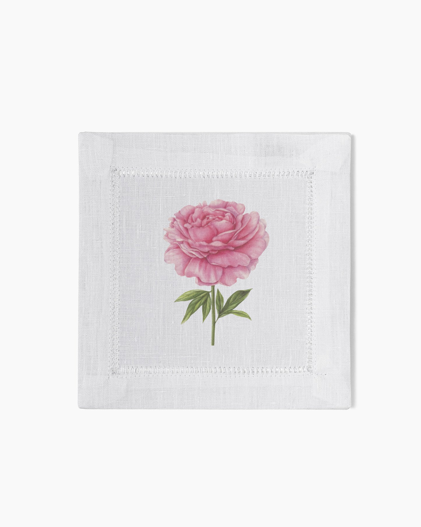 Peony Linen Cocktail Napkins