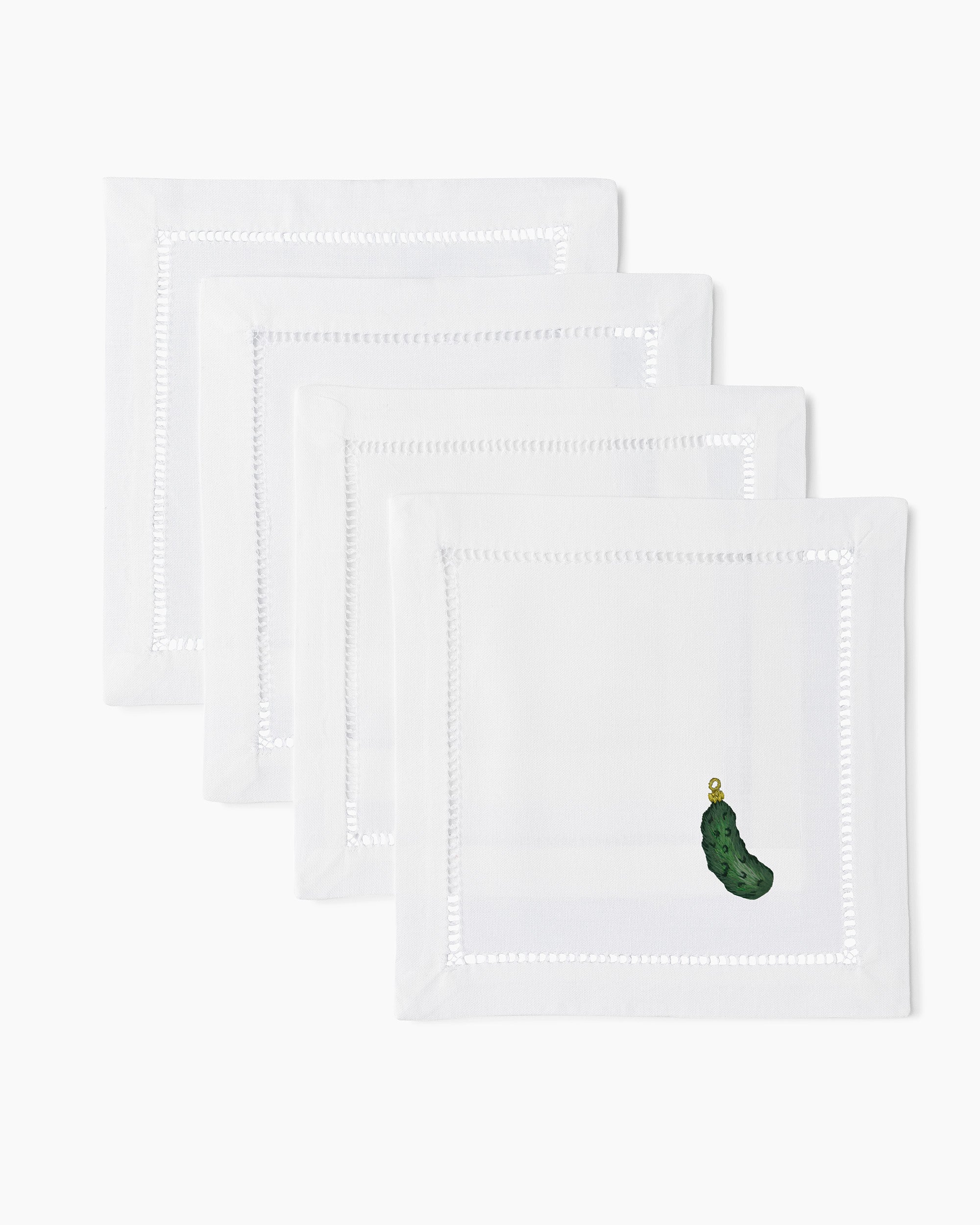 Pickle Ornament Cocktail Napkins - Thumbnail 2