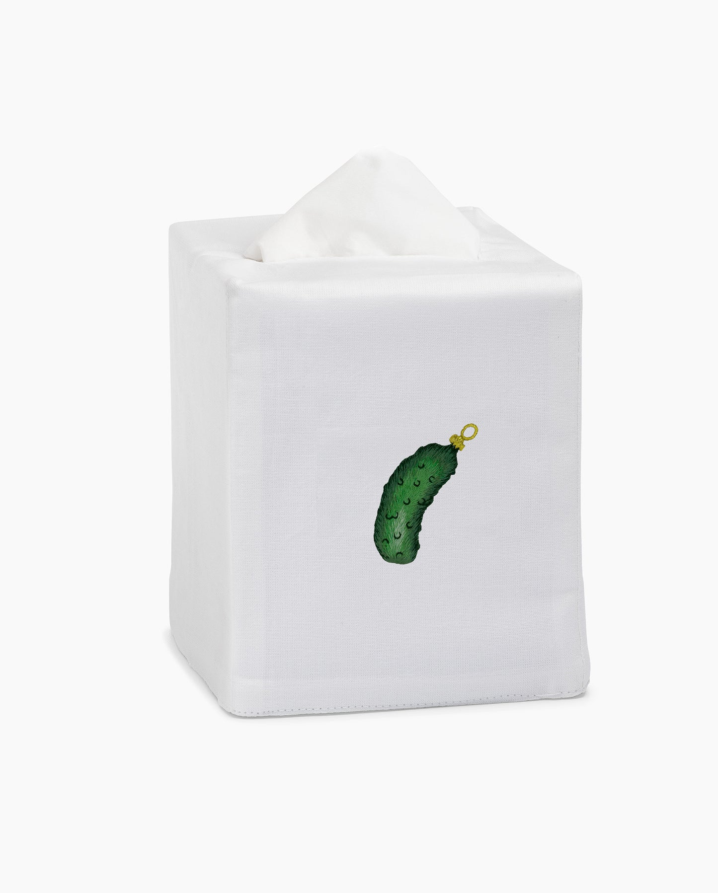 Pickle Ornament Tissue Box Cover