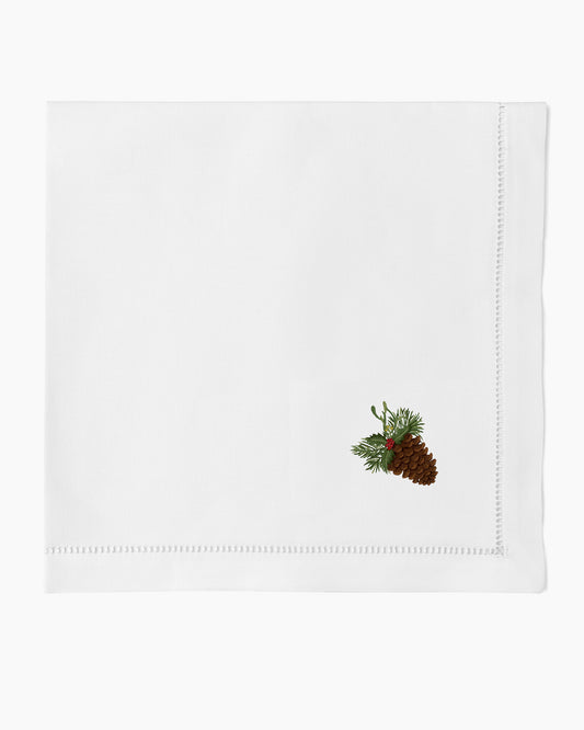 Pinecone Holly Napkin