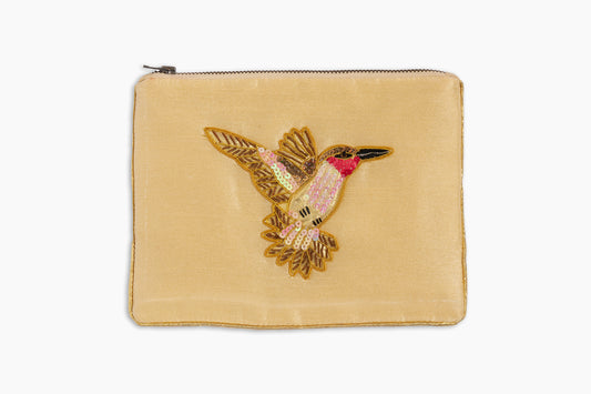 Hummingbird Zipper Pouch