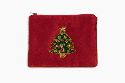 Ornament Tree Zipper Pouch