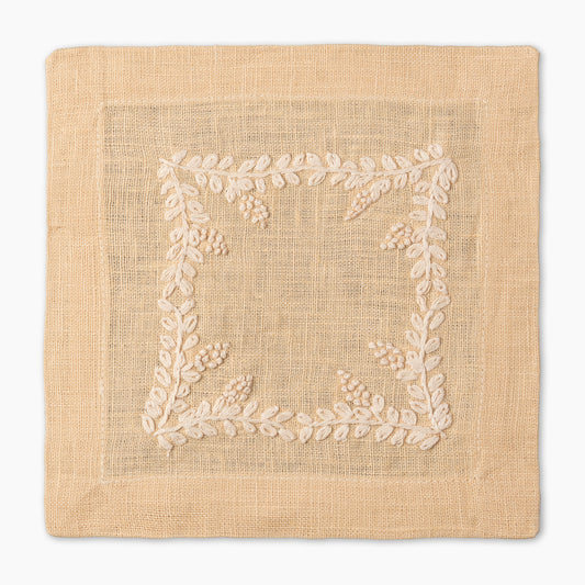 Prism Vine Linen Cocktail Napkin