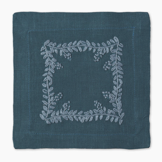Prism Vine Linen Cocktail Napkin