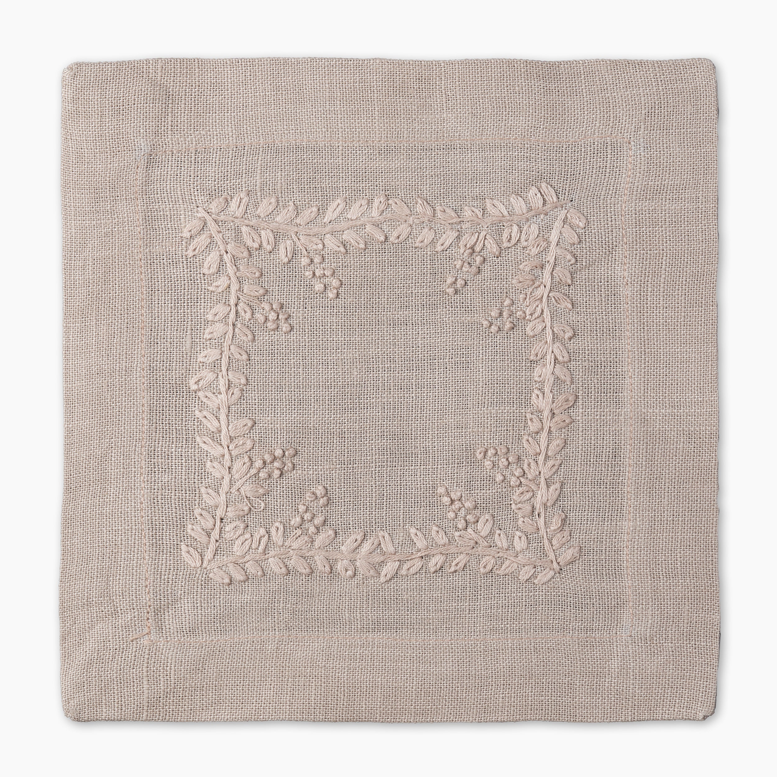 Henry Handwork Prism Vine Cocktail Napkins - Thumbnail 2