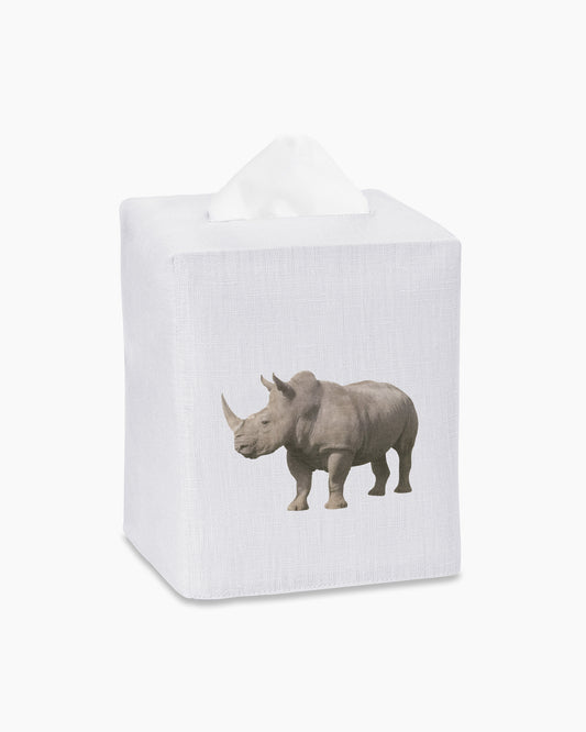 Rhino Linen Tissue Box Cover