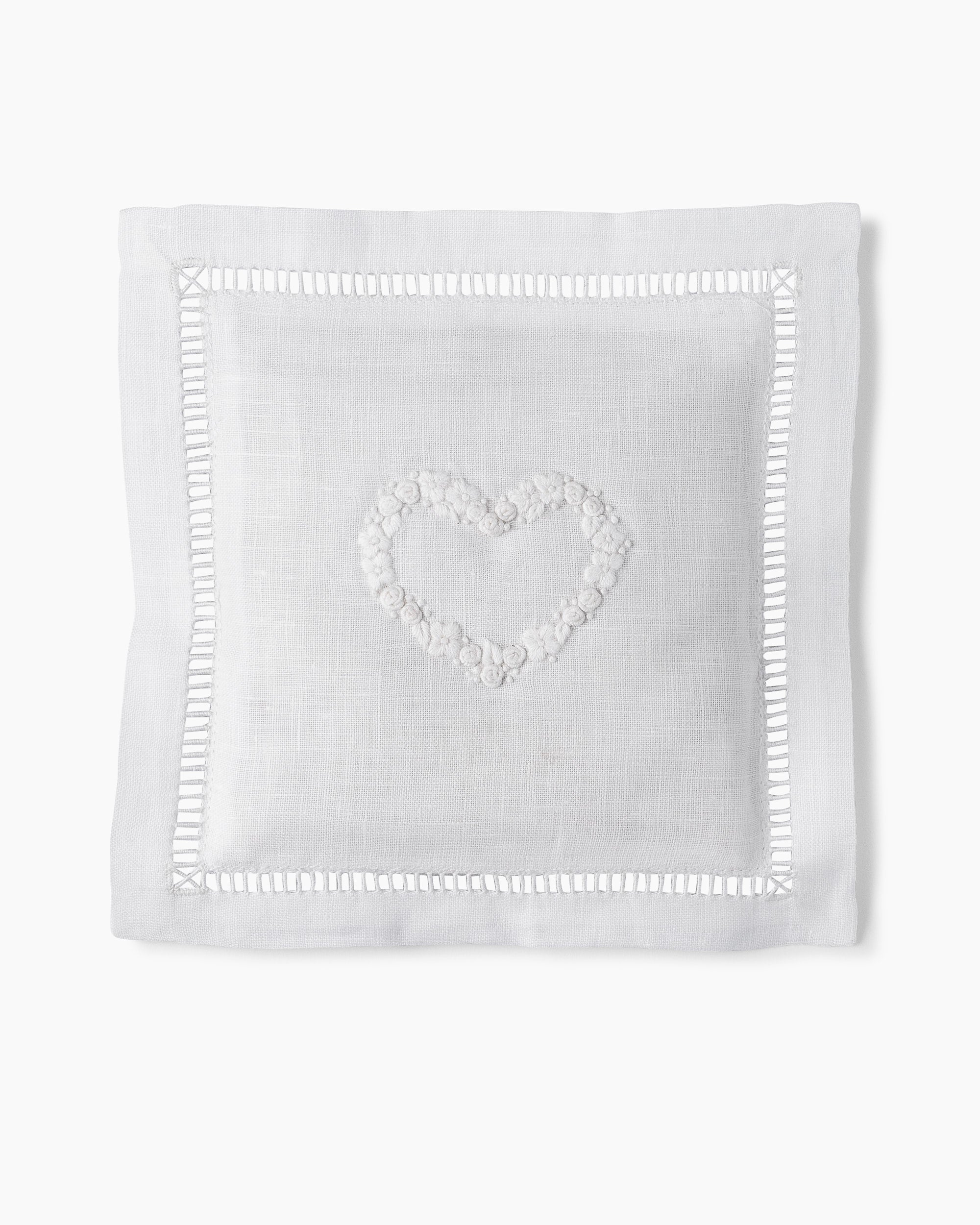 Flower Heart White Sachet